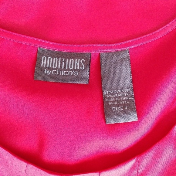 Additions by Chico's Silky Pleated Neck Sh… - Picture 7 of 8